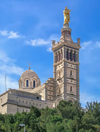 Notre-dame de la garde our lady of the guard is a catholic basilica in marseille, france