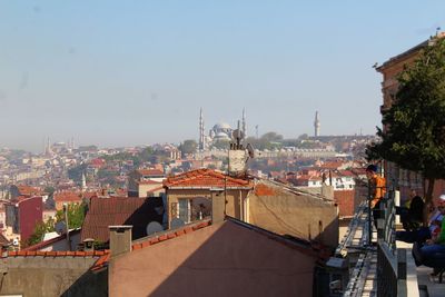 View of buildings in city