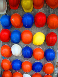 Full frame shot of colorful lanterns