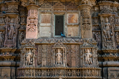 Low angle view of ornate building