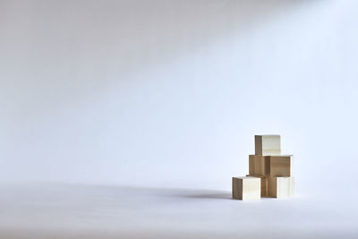 Close-up of stuffed toy over white background