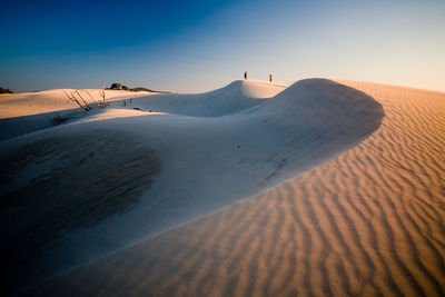 Scenic view of desert against sky