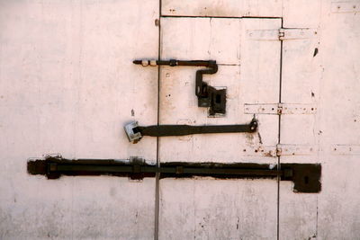 Full frame shot of rusty door