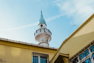 Low angle view of building against sky