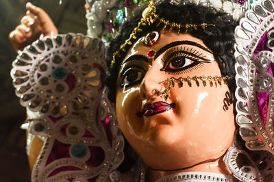 Close-up of buddha statue