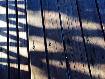 Close-up of wooden wall