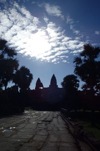 Built structure with trees in background