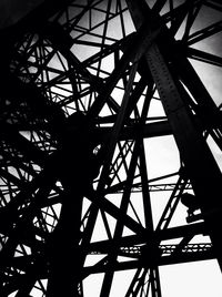 Low angle view of metal structure