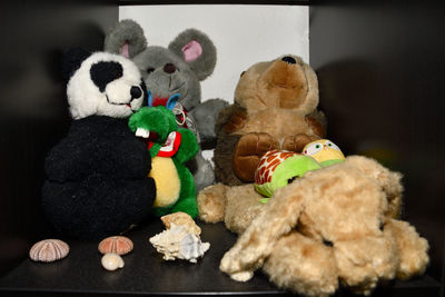 Close-up of stuffed toy