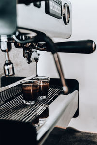 Close-up of coffee on table