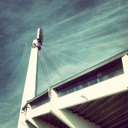 Low angle view of building against sky