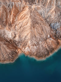 Rock formations in sea