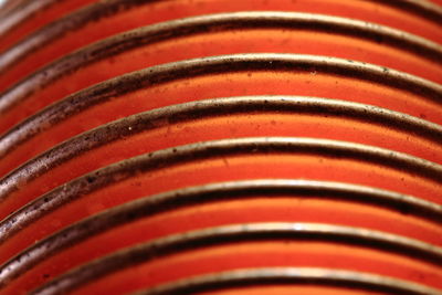 Close-up of red object on white surface