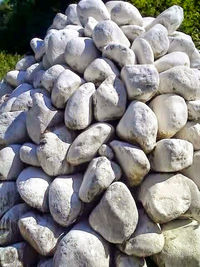 Full frame shot of stones