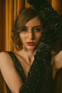 Portrait of beautiful woman