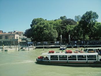 Reflection of trees in water