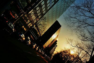 Low angle view of building against sky