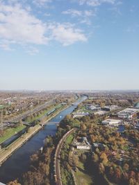 Aerial view of cityscape