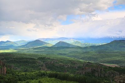 Scenic view of landscape against sky