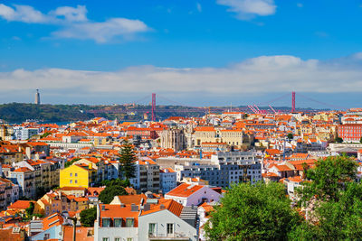 Cityscape against sky