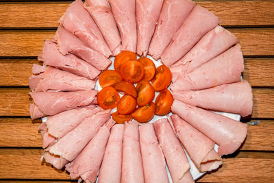 Close-up of bread in plate