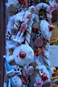 Close-up of christmas decoration