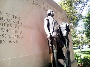 Close-up of statue