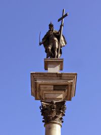 Low angle view of statue