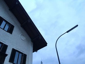 Low angle view of building against sky