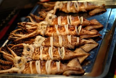 Close-up of meat for sale