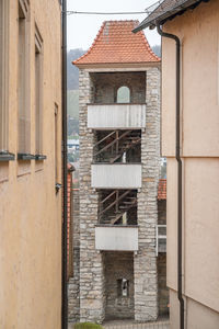 View of a window of a building