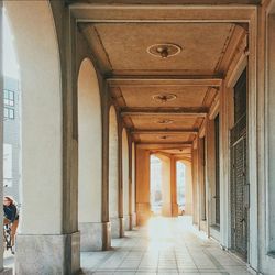 Corridor of building