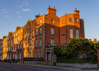 Low angle view of building against sky