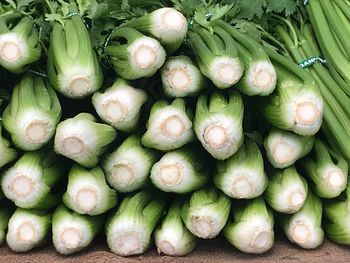 Full frame shot of vegetables for sale at market stall