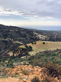 Scenic view of landscape against sky