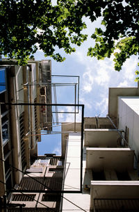 Low angle view of building against sky