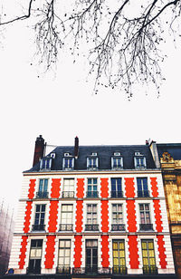 Low angle view of building against sky