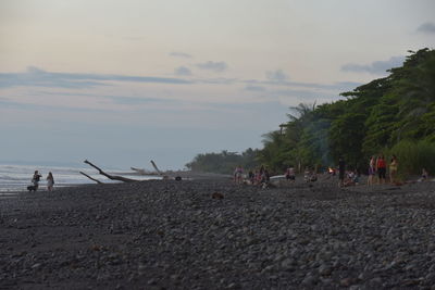 People on beach