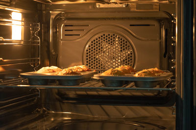 Close-up of food in kitchen