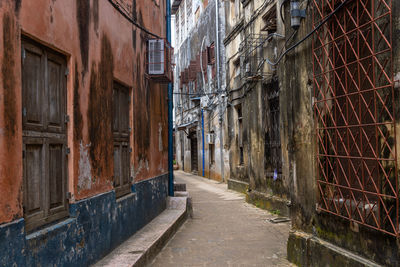 View of abandoned building