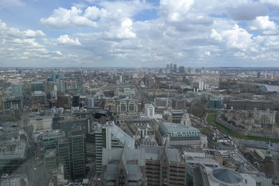 Aerial view of cityscape