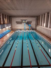 Swimming pool top view 