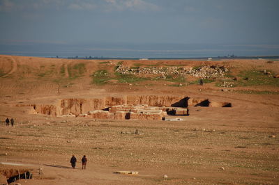 Group of people on the beach