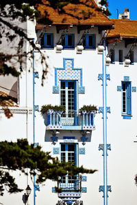 Close-up of house against clear sky