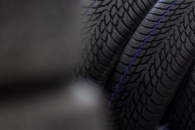 Close-up of tires