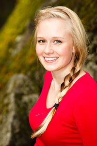 Portrait of smiling woman