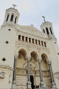 Low angle view of historical building against sky