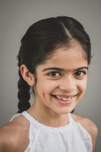 Portrait of a smiling young woman