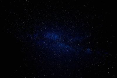 Low angle view of stars in sky