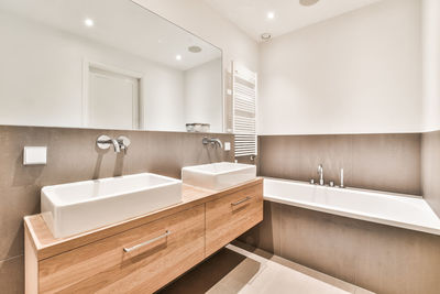 Interior of bathroom